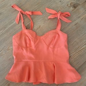Sweetheart Tie Strap Top